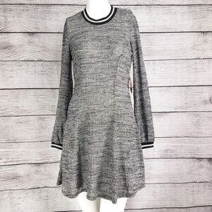 NEW Bebop S Knit Short Mini Dress Long sleeve Casual